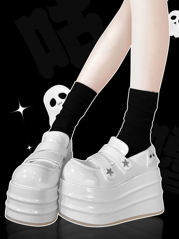 Little Ghost Design White Platforms