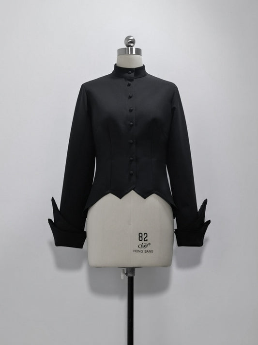 Chemise mode noire Ouji