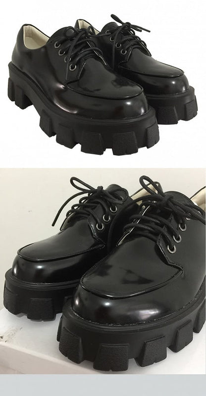Schuhe Chunky Oxford Plateau