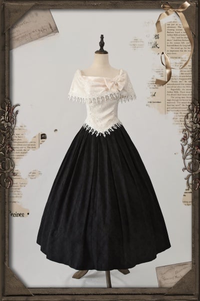 Black Box Pleat Elegant Long Skirt