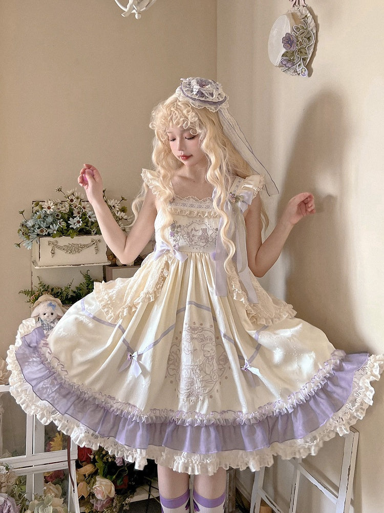 Mini Grün / Lolita Hut Lila