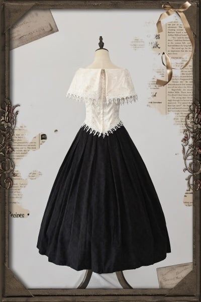 Black Box Pleat Elegant Long Skirt