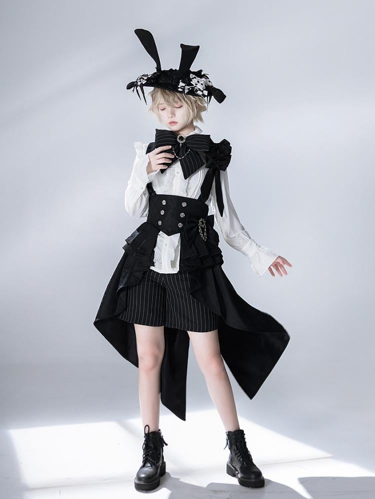 Short Ouji à rayures Bunny Theater