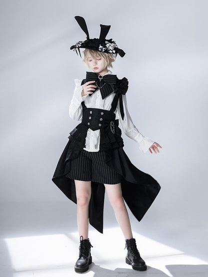 Short Ouji à rayures Bunny Theater