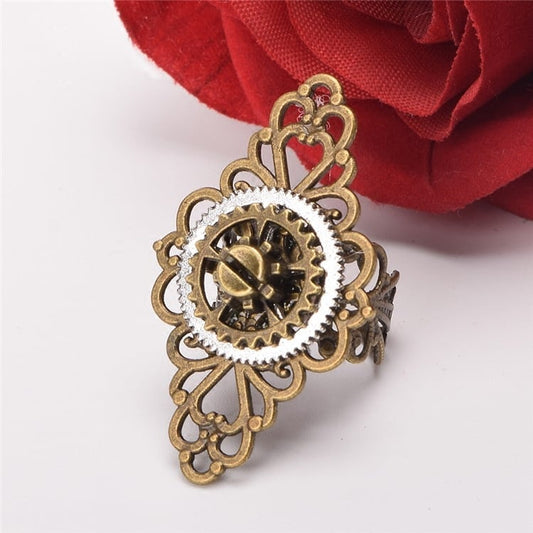 Steampunk Gear Ring