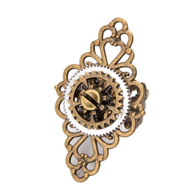 Steampunk Gear Ring