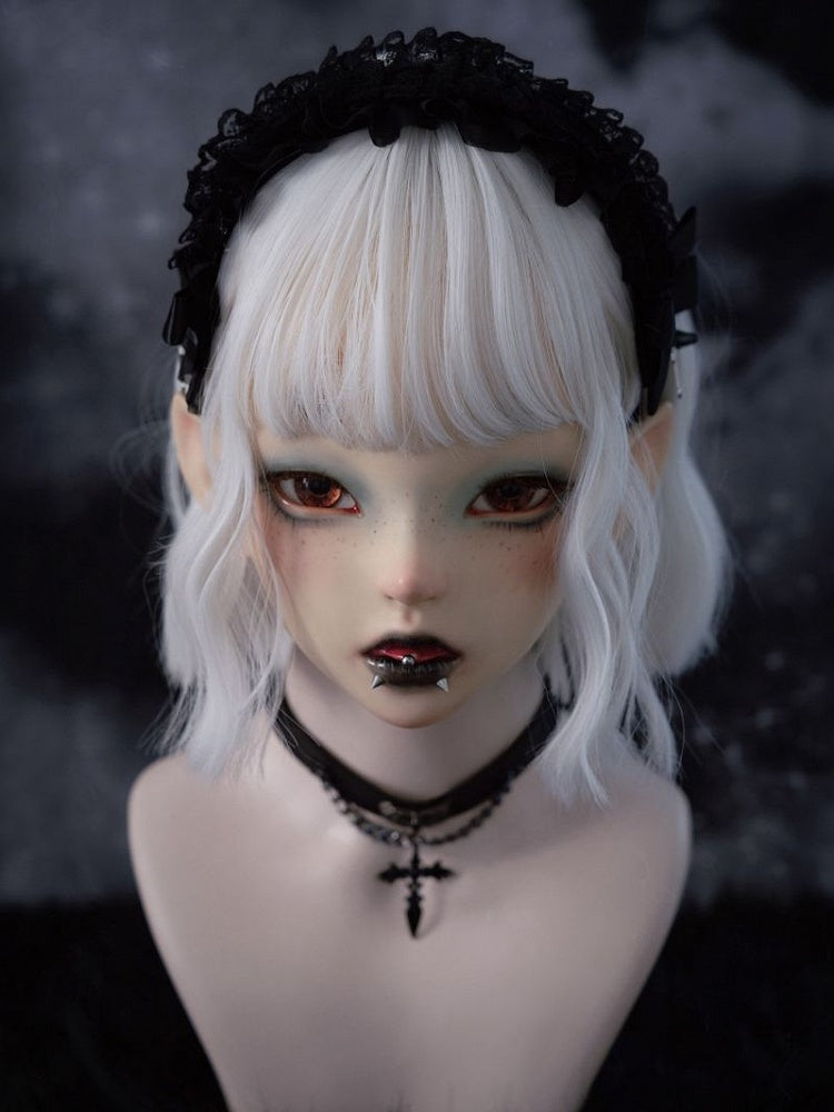 Lace Black Design Cross KC Ruffle