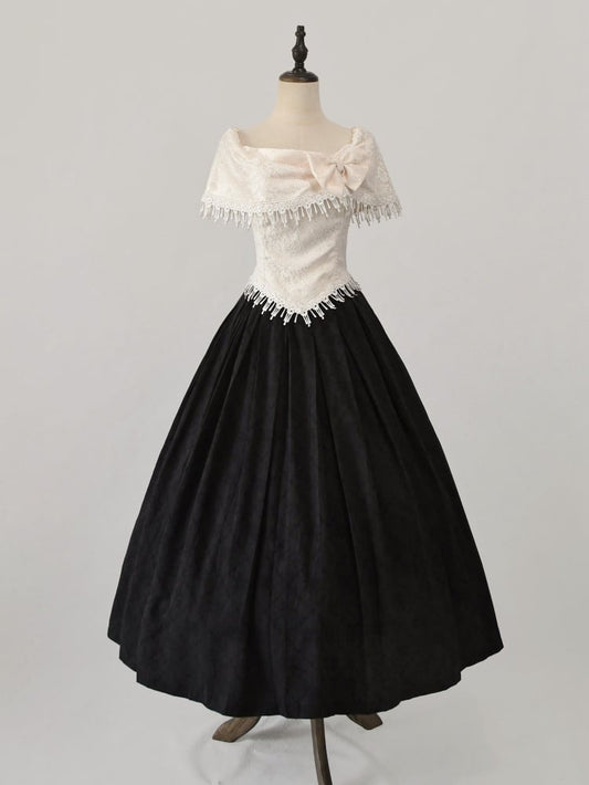 Black Box Pleat Elegant Long Skirt